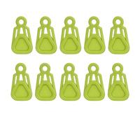 mophrati 10 Pieces Tarp Clips Durable Rope Lock Grip Urgent Snap Lightweight Detachable Tent Accessories Survival Tools