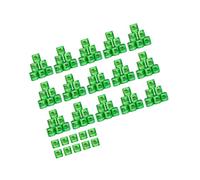mophrati 100Pcs 8mm 2023 Ring for Most Adult Birds Durable for Dove Legs Band for Poultry 2024 Aluminum, Grass Green Netherlands, 100 pcs