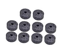 mophrati 10PCS Cymbal Replacement Accessories Cymbal Stand Felts Washers Protects Drum Sound Improves Performance Stand Felts Replacement Accessories , Gray , φ4x1.5cm