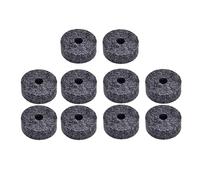 mophrati 10PCS Cymbal Stand Felt Washers Drum Felts Set Washers Replacement Accessories Protects Drum Performance Cymbal Stand Felts Replacement Accessories , Gray , φ4x1.5cm