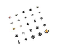 mophrati 125pcs/set Waterproof And Anti-Pollution for Micro Switch For Durable Good Electrical Conductivity.And Widely