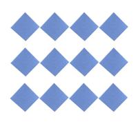 mophrati 12bag Fireproof Wall Decoration Materials - Strong Adhesive Polyester Fiber Flame Retardant Soundproofing Materials, blue
