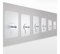 mophrati 12piece Self-Adhesive Screw Stickers For Convenient Hanging Punch-Free Screw Stickers Bathroom Hanger Hook Wall Picture, 6mm