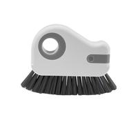 mophrati 2-in-1 Cleaning Multi-Functional Window with Stiff Scraper. and Shed-Free Design. for Door Track Seals, and Sink , Gray , Includes a Scraper