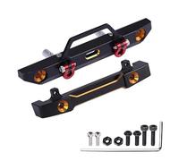 mophrati 2 Pieces RC Automobile Front Rear Bumper Detachable 1:24 Upgrading Parts Component Accessories Replacement for SCX24 90081