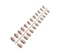 mophrati 24 Pack Solid Small Round Head Coffin False Nails Removable Wearable Neat DIY Elegant Acrylic Nail for Manicure Lovers , Type5