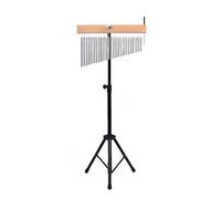 mophrati 25-Tone Adult Chime With Tripod Stand Percussion Instrument Adjustable Height Bar Chimes Enjoying Table Home Decorations