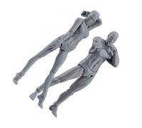 mophrati 2pcs PVC Moveable Action Figure Model Highly Detailed Realistic Collectible Artist Art Painting Anime Figure Gift Idea