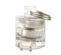 mophrati 2PCS Trap Light Cylindrical Double Rings Fluorescent Attracting Fish Lamp Enclosed Design Exposed Contact Snakehead Catfish, White Light