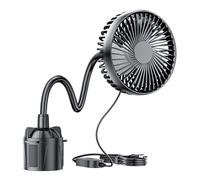 mophrati 3-speed Regulation Vehicle-mounted Fan Pure Copper Motor USB Port Power Supply Wire Is 1.47 Meters Long Fan For Car