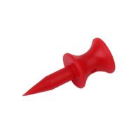 mophrati 30MM Light Hard Double-deck Golf Tee Red Pack Of 99 Competitive Golf Games Gift Idea Double-deck Tee ColorRed 99 Pieces In One Pack Upper DiameterApprox. 1.3 Cm / 0.5 Inch