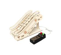 mophrati 3D Wood Puzzle Science Conveyor Belt Building Toy Encouraging Kids Creativity And Practical Skills Development Wood Models Building Toy Interactive DIY Projects