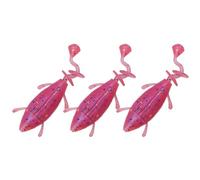 mophrati 3pcs Bait Soft Attractive Trolling Tackle Baits Bionic Shaped Lifelike Useful Fishing Lure for Octopus Squid Saltwater, 3#