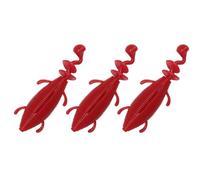 mophrati 3pcs Bait Soft Attractive Trolling Tackle Baits Bionic Shaped Lifelike Useful Fishing Lure for Octopus Squid Saltwater, 5#