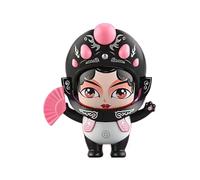 mophrati 3pieces Traditional For Change Expressions One Click Colorful Sichuan Opera Toy By Chinese Changing Sichuan Face Changing, Pink, 8.5 * 7.6 * 9.5CM