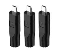 mophrati 3pieces USB-C Adapter Mini Fast Charging And Seamless Connectivity Power Cable Adapter ABS DC Power Cable