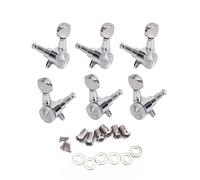mophrati 6 Pieces Guitar String Tuning Peg Tuner Machine Heads High Gloss Knobs Locking String Set Electric Acoustic Guitar