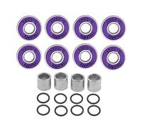 mophrati 608 Skates Rolling Bearing Shim Wear Resistant Stable High Performance Smooth Experience Skateboard Bearings ABEC-11 Skates Wheel Roller Longboards Skateboard Ball