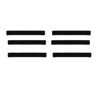 mophrati 6pcs Strap Fishing Rod Holder Suspender Fastener Belt Outdoors Hook Ties Band Accessory Devices Thicken Anti-Skid, Black