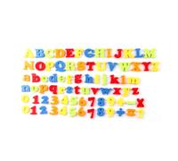 mophrati 78 Pieces/Bottle Children Educational English Alphabet Studying Refrigerator Symbol Sticker for Home Kitchen Dormitory