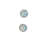 mophrati 8mm Faux Druzy Ear Stud Stars Bling Earrings Stainless Steel Eardrop Pierced Fashionable Ears Jewelries Jewelry, Type 2, 2