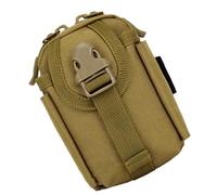 mophrati Accessory Pouch Waterproof Outdoor Bag Adjustable for Buckle Handbag Zipper Multi-function Waist Fanny Pack, Brown