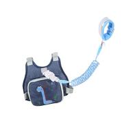 mophrati Adjustable Child Harness with Anti Lost Wrist Link Reflective Straps Safety and Comfort On Family Outings Safe Leash Child Walking Strap Security Leash, Dark Blue, 22.5x23.5cm