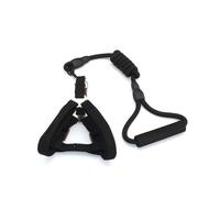 mophrati Adjustable Mini Harness Leash Foldable Mini Walking Harnesses Wear-resistant Portable Leashes Safe Belt Outdoor Lead Rope, Black,0.8 * 120cm, M