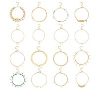 mophrati Ankle Bracelets Unique Colour-Fast Body Jewelry Comfortable Ankles Chains Girls Anklets for Dress Decoration Feet Decor, Type 3