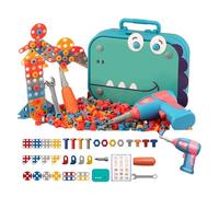 mophrati Apart Toys For Kids 3D Puzzle Toy With Electric Drill ABS Toy Drill Set For 3 Year Old Kids And Screw Set , A