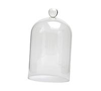 mophrati Artful Dome Display Case Featuring Dust Cover For Decorative And Lasting Flower Arrangements Provides Way To Arrange And Display Collectibles Portable, Transparent, M