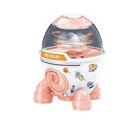 mophrati ATM Mini Savings Machine Educational Money Banks Unique Money Saving Box with Key Lockable Engaging Rocket Piggy Bank Banks Saving Box with Key