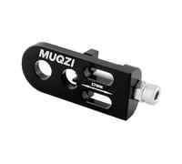 mophrati Bicycle Chain Tensioner Adjustable Lightweight Fastener Durable Providing Stability And Safety While Cycling Bike Chain Tensioner Single Speed Tightener, Black, 72.7x26.5x14.2mm