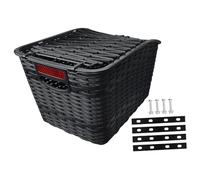 mophrati Bike Basket Rear Organizer Sturdy Storage Basket Cycling Dogs And Shopping With Easy Access Is Not Easy To Deform Bike Rear Storage Shopping Cycling