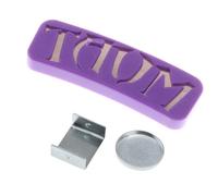 mophrati Billiard Supplies Magnetic Round Chalk Holder Durable Lightweight Clip Efficient Storage Tool Must Have Item Magnetic Round Billiard Chalk Holder Clip, Violet, 7x2.5x1.5cm