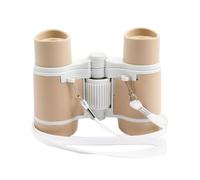 mophrati Binoculars for Kids Baby Camping Educational Toy Experience Bird Watching Adventure Fun Lightweight Portable Option Outside Toys Telescope for Bird Watching Travel, Light Coffee, 8.8x11x4cm