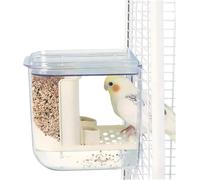 mophrati Bird Cage Feeder No Mess Bird Feeder Crafted With Non-Toxic | Feeding And Bathing Experience