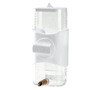 mophrati Bird Drinker Water Feeder Dispenser Feeding Tools Birds Happy And Hydrated With Simple Installation Options Parrot Waterer Automatic Water Supplies Container, White, 8x10x16cm