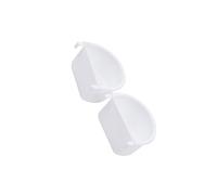 mophrati Bird Feeder Bowl Hanging Cup Strong Easy To Clean All Bird Types Parakeets Sparrows Cage Hanging Feeder Cup Feeding Dish Macaws Parakeets Conures Feeding Bowl, 7.4x6.3x3.9cm