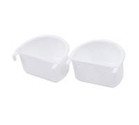 mophrati Bird Feeder Cage Bowl Durable Hanging Feeder Cup All Bird Small Animals Easy To Clean And Install Sparrows Cage Hanging Cup Feeding Dish, 7.4x6.3x3.9cm