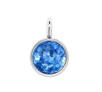 mophrati Birthstone Rhinestone Crystal Silver Fashion Jewelry Making DIY Earring Keychains Favors Pendants Women Birthday, sky blue