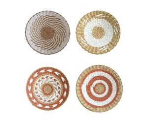 mophrati Boho Style Wall Decor - Natural Ingredients Exquisite Craft Easy Installation Hall Wall Hanging Decoration Living Room