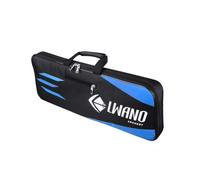 mophrati Bow Carry Bags Large Capacity Light-Weight Protector Takedown Bow Case Pockets Fully Padded Inside and Outside Archery Case, Black and Blue