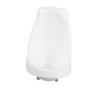 mophrati Boy Urinal Potty Trainer Toilet Urinal Simple Installation Boys Toddlers Potty Trainer is Made of Durable PP for Boys Toddlers Removable, White, 30x17.5cm