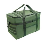 mophrati Camping Carry Bag Practical Tableware Handbag Made with Canvas for Reliable Performance Multifunctional Grill Carrying Bag Fishing Cans Camping Stoves Carry Cookware, 53L Green