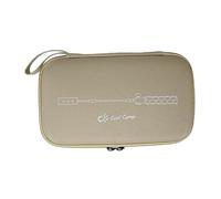 mophrati Camping Torch Storage Bag Lightweight and Functional Barbecue Igniter Portable Bag EVA Anti Collision Lighter Burner Flame Torch Carrying Case Carrier, Khaki, 23x14x4cm