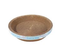 mophrati Cat Interactive Toys And Cat Scratch Pads Brought Together By Eco-Friendly Corrugated Cardboard Lounge Bed Corrugated Pet Scratch Pads Bowl Shaped Plate