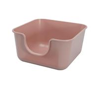 mophrati Cat Litter Tray With Open High Sides Spacious Easy To Inside Small Animals Potty Cat Litter Box Is Designed Open Top Air Cats Pan Kitten Indoor Cats