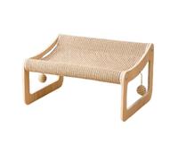 mophrati Cat Scratching Mat Kratzbretter Katze For All Age Cat Owners Sharpening Claws And Grips Decken Möbel Für Katzen Betten, khaki, Table bed ssisal