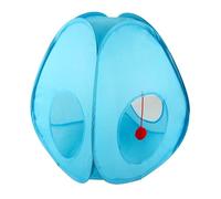 mophrati Cat Tunnel Tent With Plush Teaser Ball Interactive Toys Delightful Indoor Excursion For Kittens Cat Tunnel Tent Is Made Of Polyester Folding Collapsible Playing Game Activity Center